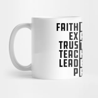 Father - Faithful Example Trustworthy Teacher Leader Protector Mug